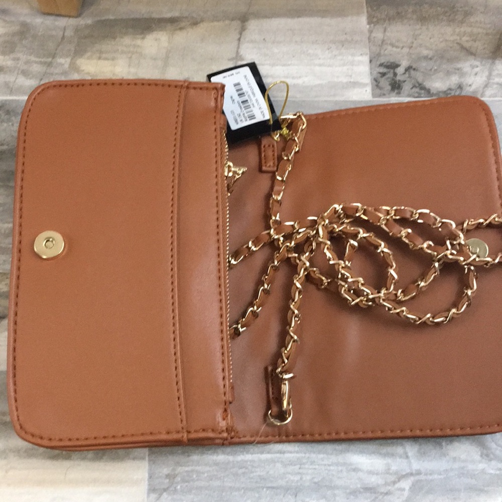 Bebe Sophia Crossbody Bag / Purse Gold Chain - Picture 8 of 8